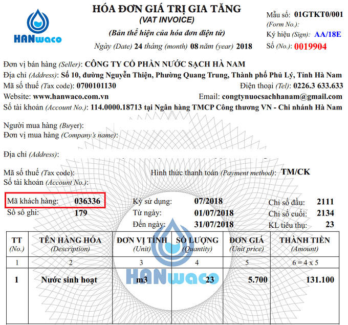 Tra cứu, thanh toán hóa đơn, trả/đóng tiền nước Cấp nước Hà Nam. Hỗ trợ thẻ ngân hàng (ATM), Visa, Master…